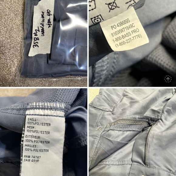 World wide sportsman fishing cargo short mens sz 40 outdoor - Picture 11 of 12